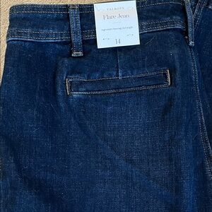 Talbots Women's Dark Blue Flare Jeans